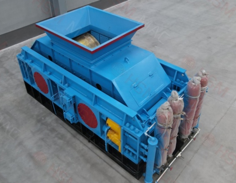 石榴石礦對輥破碎機
