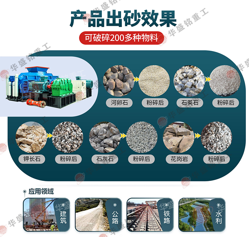 鈉長石制砂機(jī) 對(duì)輥制砂機(jī) 液壓對(duì)輥制砂機(jī) 全自動(dòng)液壓式對(duì)輥制砂機(jī)